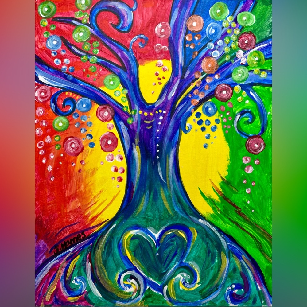 Handmade acrylic paintings